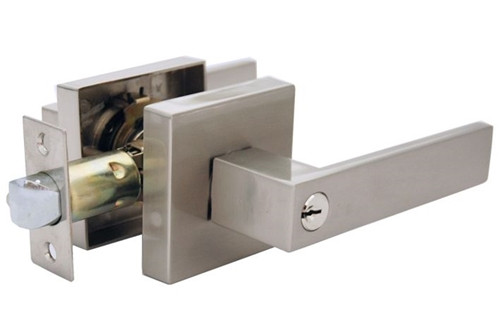 Builders Choice Entrance Set 64x64mm - Satin Chrome