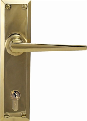 Superior Brass Entrance Lever 85mm Euro Locks