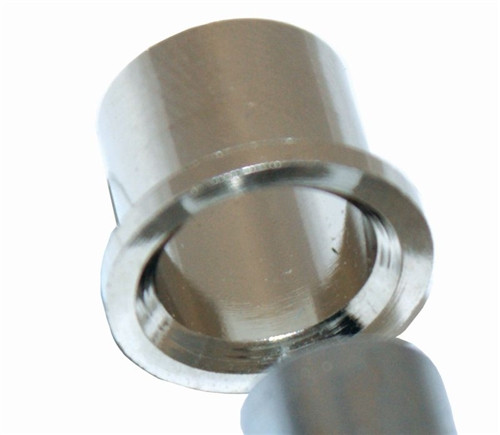 Superior Brass Flush or Barrel Bolt Cylinder Ferule Keeper - Polished Brass