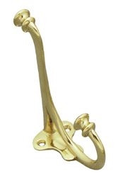 Superior Brass Hat & Coat Hook 105mm