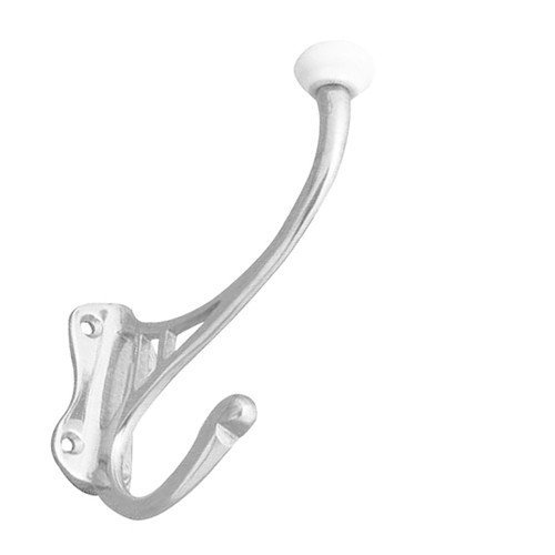 Superior Brass Hat & Coat Hook 120mm - Polished Chrome