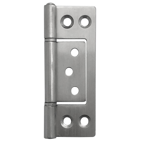 Superior Brass Hirline Fast - Fix Hinge (pair) 89x35x2mm - Satin Stainess Steel