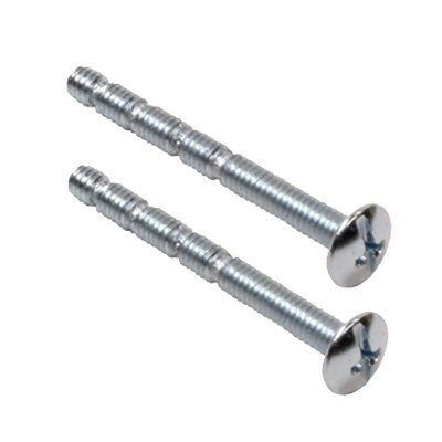 Austyle Kitchen / Cabinet Handle - Satin Chrome Screws 45mm /M4 - Polished Brass