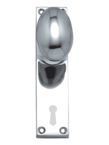 Superior Brass Knob Latch (CC 57mm) 150x42mm - Polished Chrome