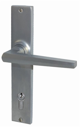 Austyle Narrow Lever Sets (Entrance 85mm) 200x36mm - Satin Chrome
