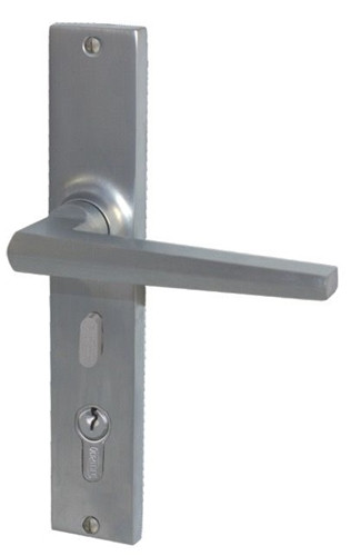 Austyle Narrow Lever Sets (Entrance myLock) 200x36mm - Satin Chrome