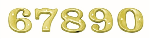 Superior Brass Numeral 25mm PVD Anti Tarnish Brass