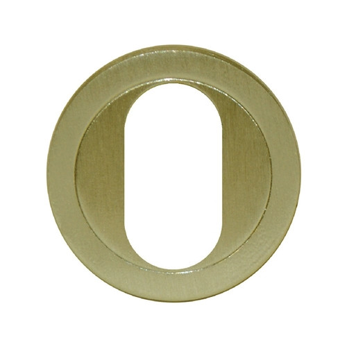 Superior Brass Oval Escutcheon 45mm