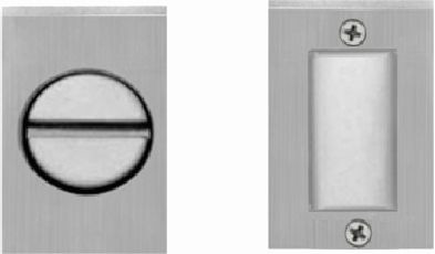 Superior Brass Privacy Turn Snib Square Concealed42x25mm