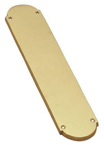 Superior Brass Rounded Push Plate 300x64mm