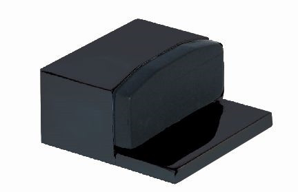 Superior Brass Square Door Stop 45mm - Matt Black