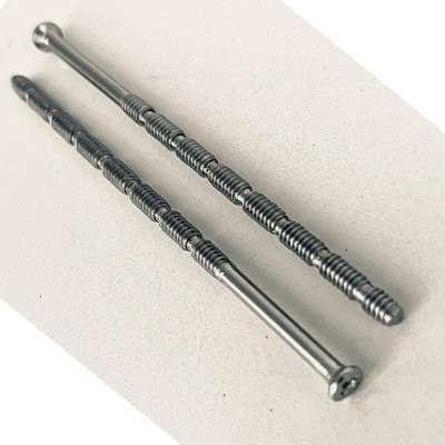 Austyle Thru Fixing - Satin Chrome Screws 65mm Austyle/BC - Polished Brass