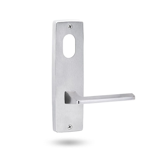 Lockwood 1901 Square End Plate with Cylinder & 178 Lever - Satin Chrome