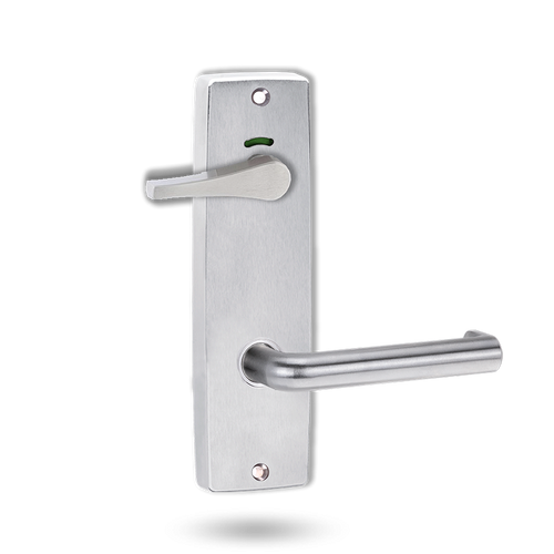 Lockwood 1941 Square End Plate Privacy Indicating DDA Turn & 144 Lever - Satin Chrome