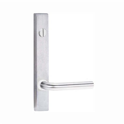 Lockwood 4803 Square End Plate with Emergency Turn & 97 Lever - Satin Chrome