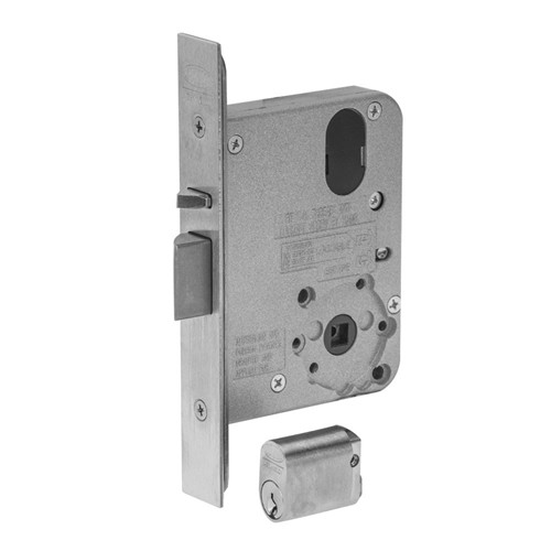 Lockwood 3572 Mortice Entry Lock AntiLkout Cylinder & Turn - Satin Chrome