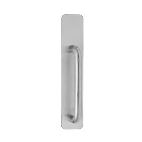 Lockwood 218 Exterior Plate with Offset P2 Pull Handle - Satin Stainess Steel