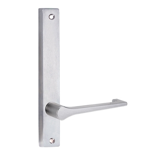 Lockwood 4905 Square End Plate with 145 Lever - Satin Chrome