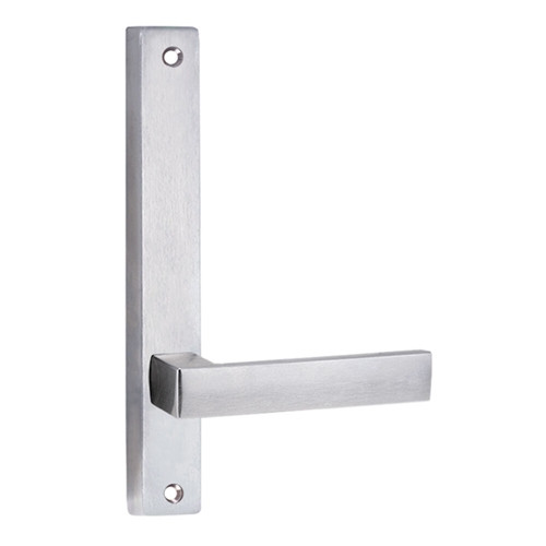 Lockwood 4905 Square End Plate with 101 Lever - Satin Chrome