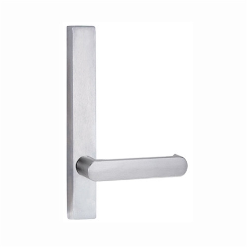 Lockwood 4805 Square End Plate with 166 Lever - Satin Chrome
