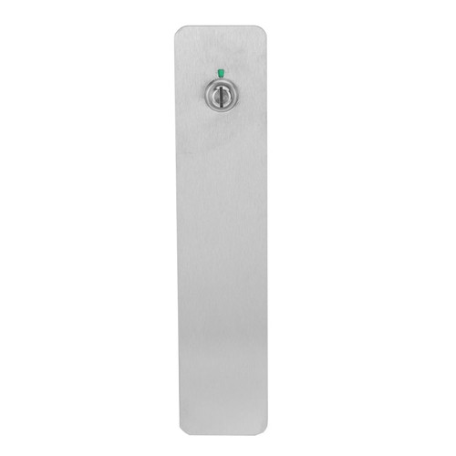 Lockwood 216 Exterior Plate with Privacy Indicator Emergency Turn - Satin Stainess Steel