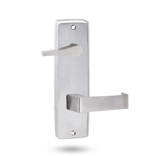 Lockwood 1939 Square End Plate with DDA Turn & 97 Lever - Satin Chrome