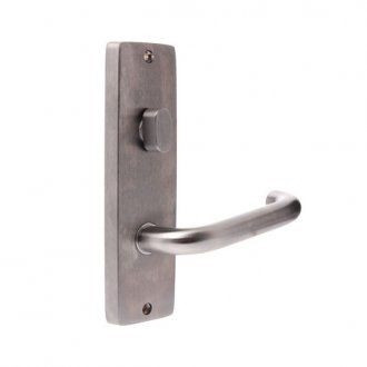 Lockwood 1904 Square End Plate with Turn & 70 Lever - Satin Chrome Plate