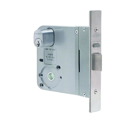 Lockwood 5570 127mm Backset Mortice Nightlatch - Mortice Lock - Satin Chrome