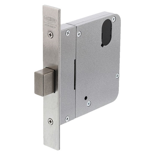 Lockwood 5571 Mortice Deadlock - Mortice Lock 127mm Backset - Satin Chrome