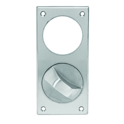 Lockwood 223D Visible Fix Plate with Cylinder Hole & 21 Knob - Satin Stainess Steel