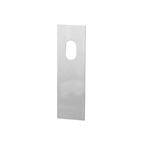 Lockwood 224 Series Exterior Plain Plate And Cylinder - Satin Stainess Steel