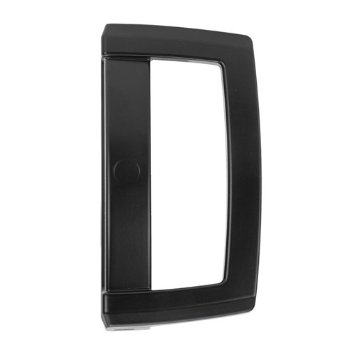 Lockwood Onyx D Handle Dummy / Cover Plate / No Strike - Black