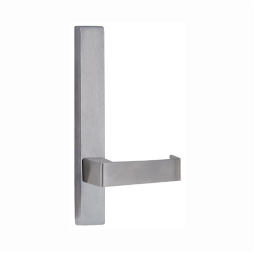 Lockwood 4805 Square End Plate with 90 Lever - Satin Chrome