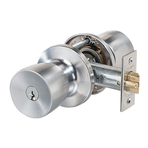 Lockwood 530 Series Key In Knob Entrance Set - Satin Chrome