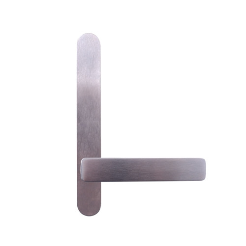 Lockwood 5805 Round End Plate with 76 Lever - Satin Chrome