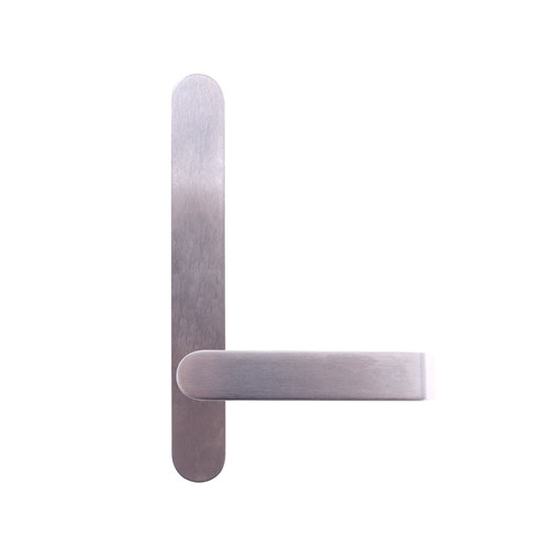 Lockwood 5805 Round End Plate with 59 Lever - Satin Chrome