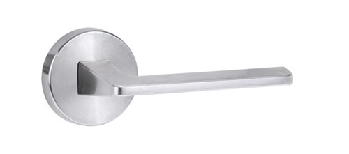 Lockwood 1370 Series 178 Lever On Round Rose Full Set - Satin Chrome