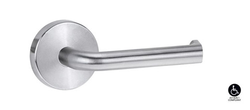 Lockwood 1370 Series 102 Lever On Round Rose Full Set - Satin Chrome