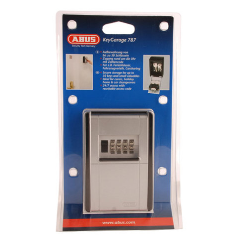 ABUS Key Garage Dial Mechanism Wall Mount KG787C - Black