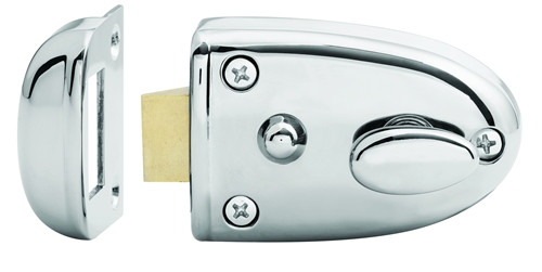 Lockwood 211 Streamlatch No Cylinder - Satin Chrome Pearl