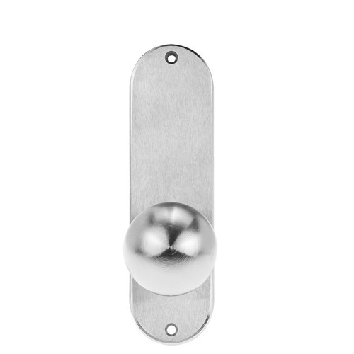 Lockwood 2905/20SC - Interior Round-End Brass Plate - Lever Only - Lever 20 - Satin Chrome
