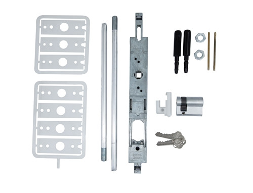 Lockwood Twin Bolt FD locking No Furniture + Standard Rods & Tips + 1/2 Cylinder