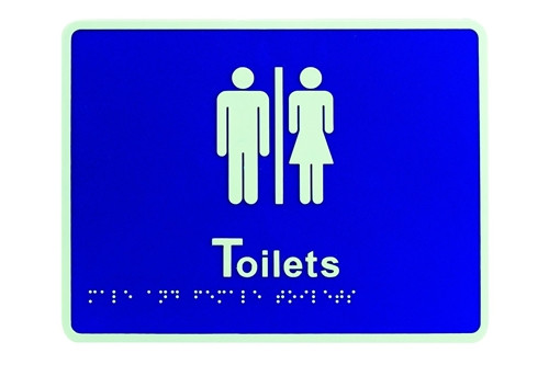Lockwood Braille Signage - Unisex (AS1428.1 Compliant)