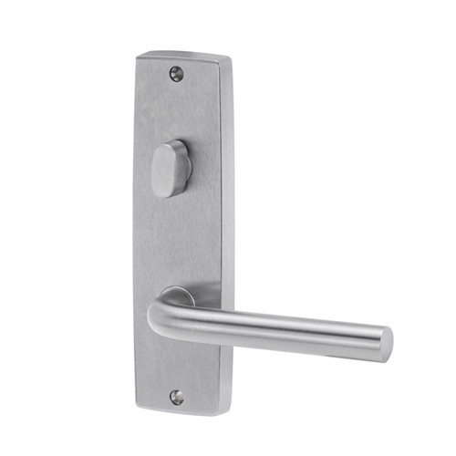 Lockwood 1904 Square End Plate with Turn & 97 Lever - Satin Chrome