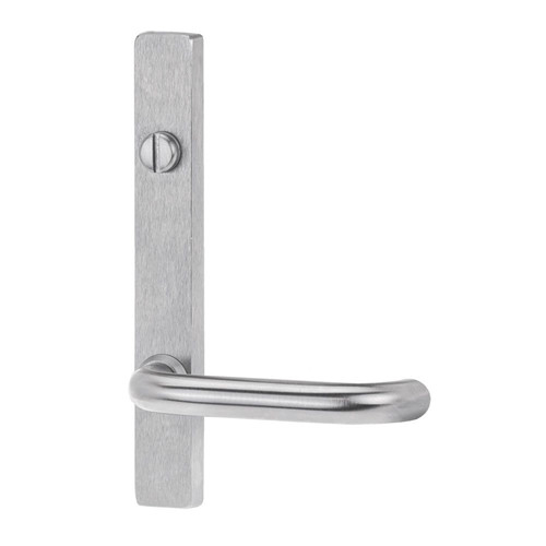 Lockwood 4804 Square End Plate with Turn & 70 Lever - Satin Chrome