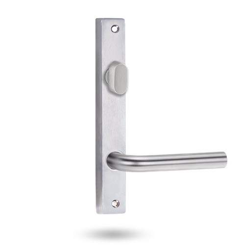Lockwood 4704 Square End Plate with Turn & 97 Lever - Satin Chrome
