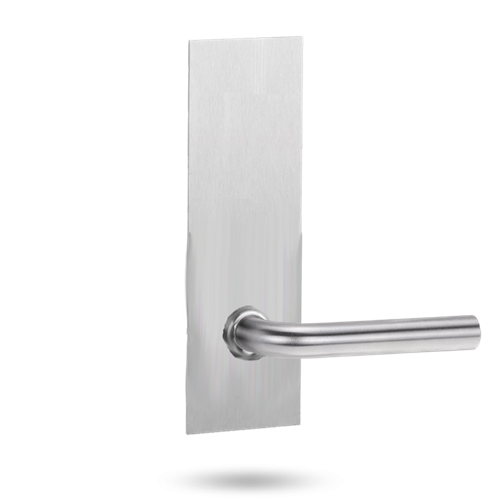 Lockwood 224 Exterior Plate & 98 Lever - Satin Stainless