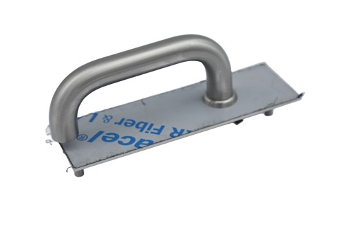 Lockwood 224 Exterior Plate & 96 Lever - Satin Stainless