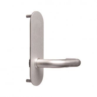 Lockwood 212 Exterior Plate & 70 Lever - Satin Stainless