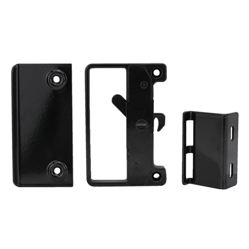 Whitco Bass Stegbar Strike Outer Pull No Hole - Black